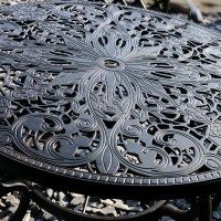 Vista previa: Choose our Flora Aluminium garden table for its beautiful design