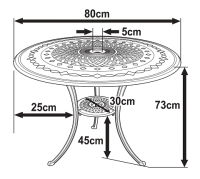Vista previa: Anna_Metal_Garden_Table_Aluminium_Dimensions