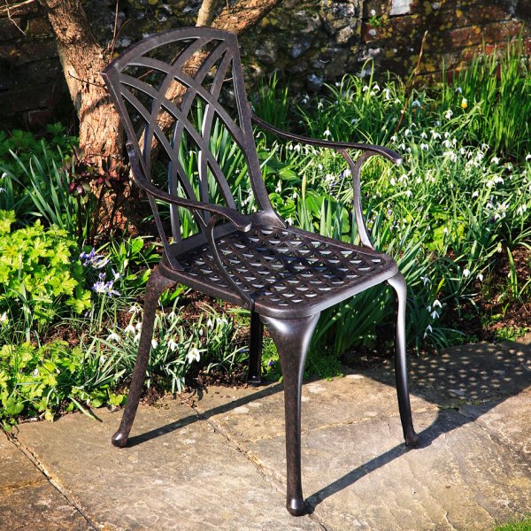April_Self_Assembly_Metal_Garden_Chair_Cast_Aluminium_2