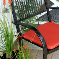 Vista previa: Terracotta garden chair seat cushion 2